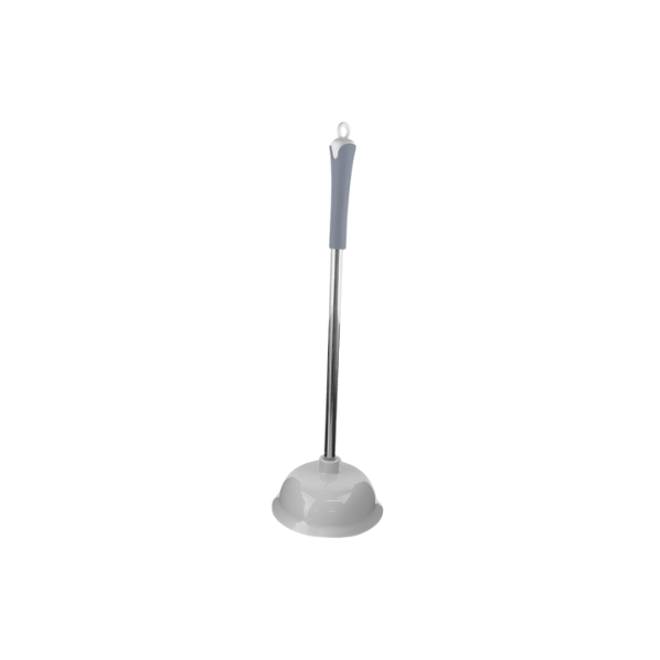VENTOSA PARA INODORO PLASTICA 0.52x0.15 m BLANCO/PLATEADO/GRIS 734-39606