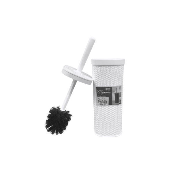 CEPILLO PARA INODORO CON BASE PLASTICO 0.12x0.41 m BLANCO 734-40927