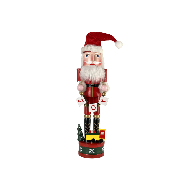 ADORNO NAVIDAD CASCANUECES MADERA 10x7.9x38 cm MULTICOLOR SANTINI 200-4100292