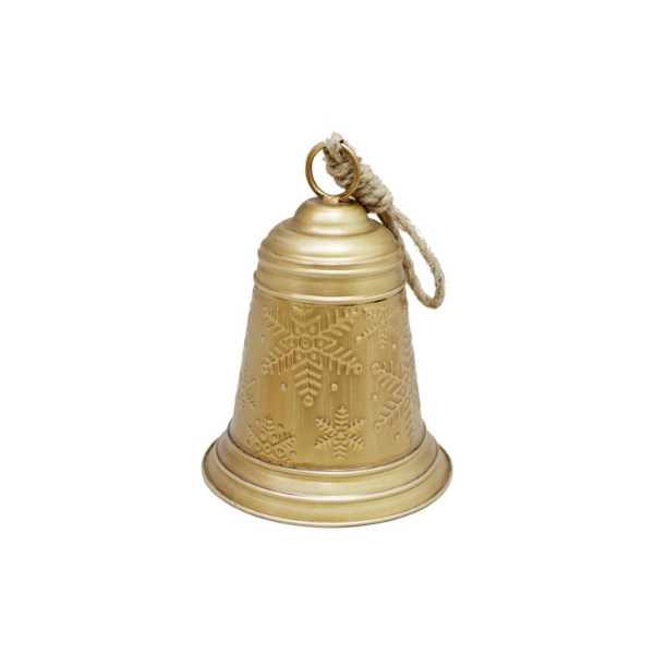 ADORNO NAVIDAD CAMPANA 19.5x25.5 cm DORADO MIRO 831-D093-2516L
