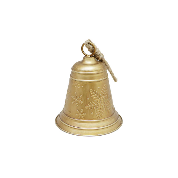 ADORNO NAVIDAD CAMPANA 19x22 cm DORADO MIRO 831-D093-2516S
