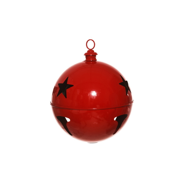 ADORNO NAVIDAD CASCABEL 61x61x66 cm ROJO MIRO 831-D067-2407R-B