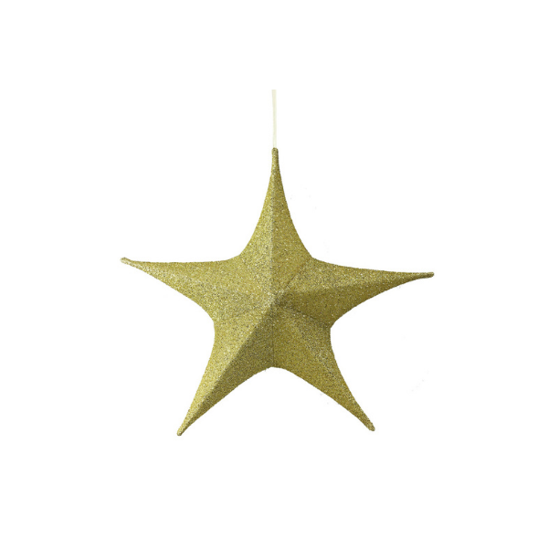 ADORNO NAVIDAD ESTRELLA COLGANTE 135 cm DORADO MIRO 831-D105-2528G