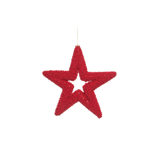 ADORNO NAVIDAD ESTRELLA 37 cm ROJO MIRO 831-MXMAS67-25120R