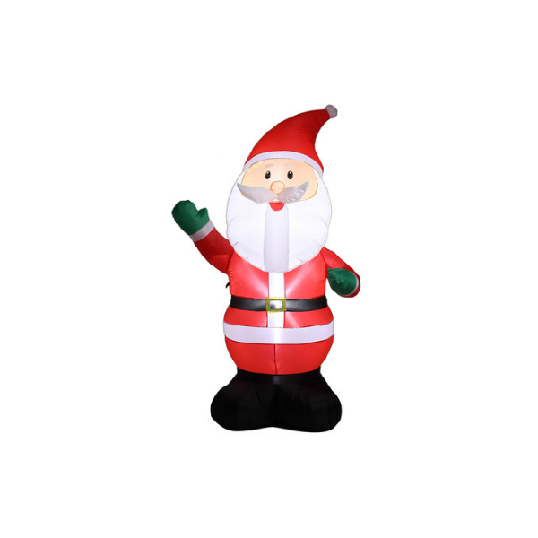INFLABLE NAVIDAD SANTA POLIESTER 180 cm ROJO/BLANCO MIRO 831-D017-022-6