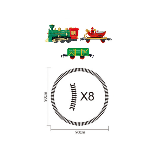 ADORNO NAVIDAD TREN 90 cm MULTICOLOR MIRO 831-D065-2506