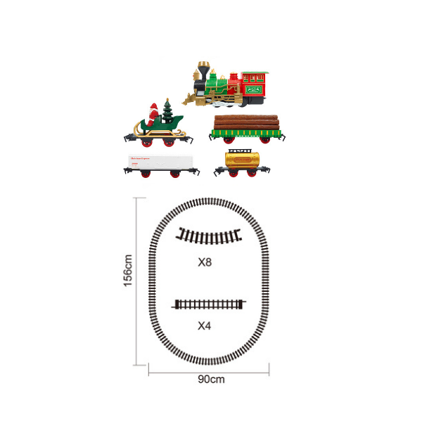 ADORNO NAVIDAD TREN 156 cm MULTICOLOR MIRO 831-D065-2514
