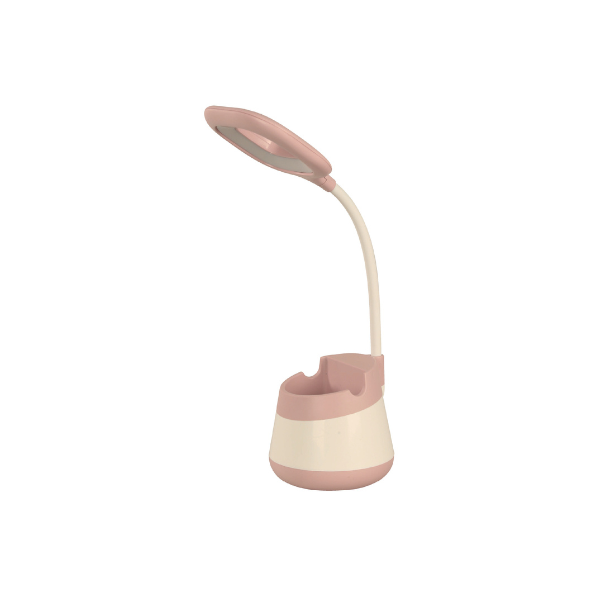 LAMP. LED DECORATIVA DE ESCRITORIO ROSADO 1L 3W (32778-7)