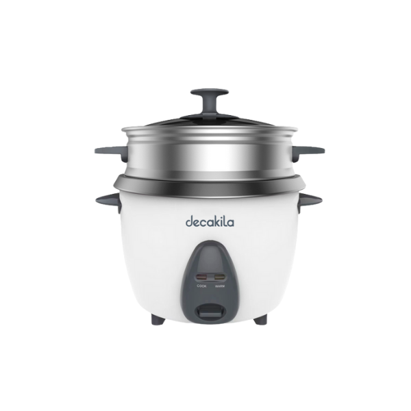 OLLA ARROCERA ELECTRICA ALUMINIO 1.8 L BLANCA  DECAKILA KUER034W