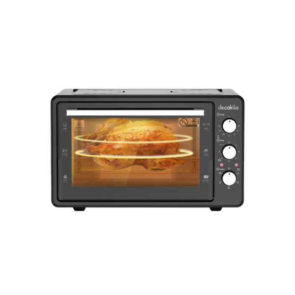 HORNO TOSTADOR  38 L (1600) W NEGRO  DECAKILA KUEV024B