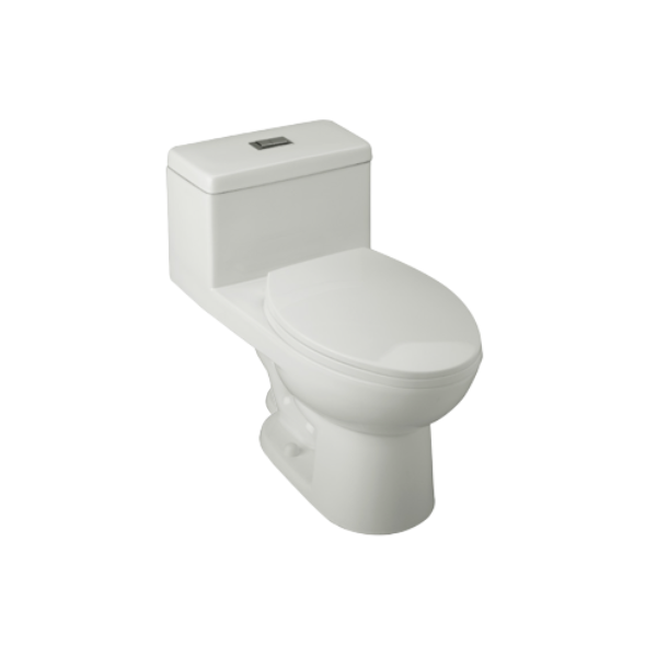 INODORO ONE PIECE ELONGADO BLANCO DOBLE DESCARGA 6.0/4.1LTS CATANIA FV E194-BL