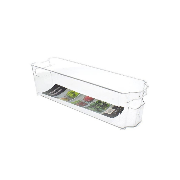 ORGANIZADOR PARA REFRIGERADOR POLIETILENO 37.5x10.8x9.5 cm TRANSPARENTE 723-A9518