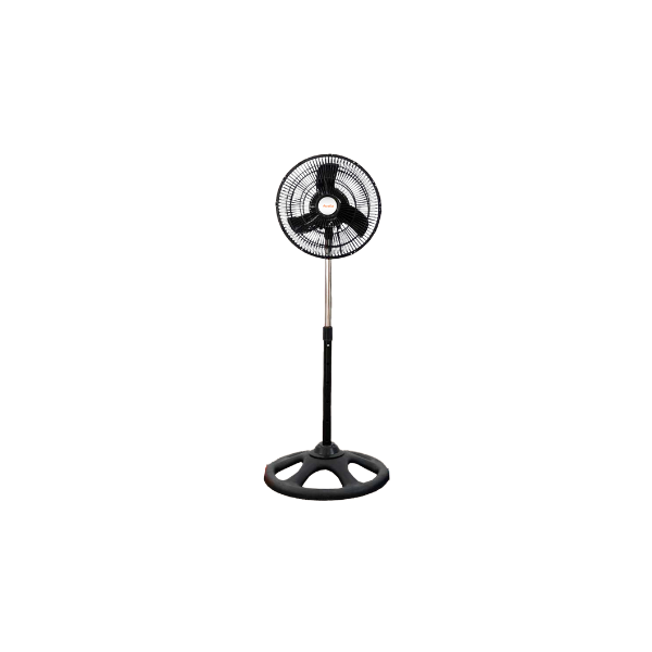 VENTILADOR PEDESTAL NEGRO 3 VEL. 40W 10" DECAKILA (KUFC047B1)