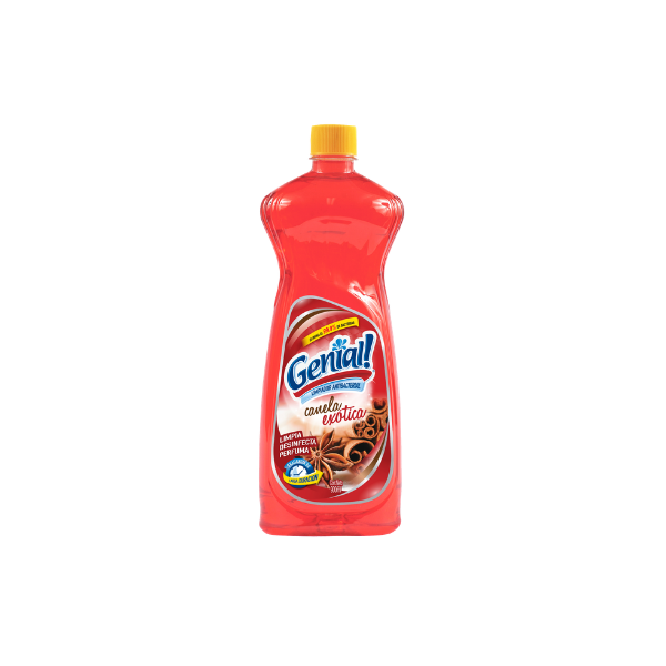 LIMPIADOR DESINFECTANTE MULTIUSOS 900 ml CANELA EXOTICA GENIAL GNL056