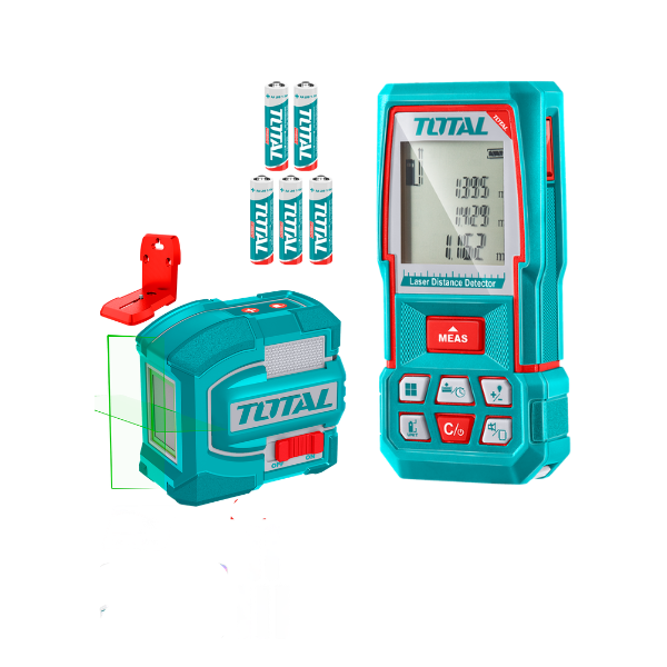 NIVEL LASER AUTOMÁTICO + MEDIDOR DE DISTANCIA 100MT TOSLL0502