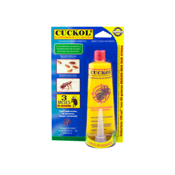 INSECTICIDA BIODEGRADABLE PARA CUCARACHAS EN PASTA 90 g CUCKOL