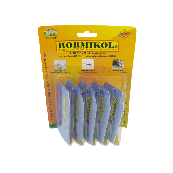 INSECTICIDA LIQUIDO PARA HORMIGAS 50 ml HORMIKOL (5 UNIDADES DE 10 ml)