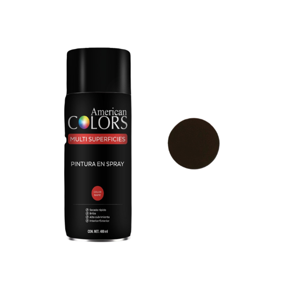 PINTURA SPRAY CAFE 400 ml AMERICAN COLORS N8028