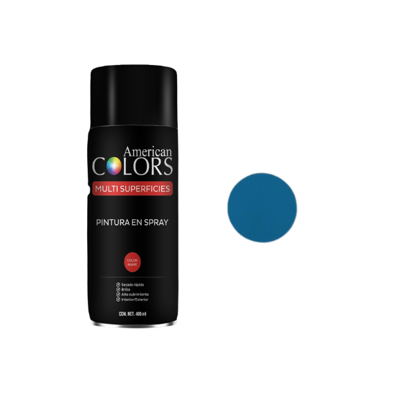 PINTURA SPRAY AZUL CIELO 400 ml AMERICAN COLORS N15