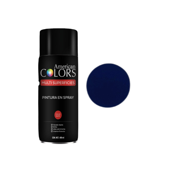 PINTURA SPRAY AZUL ESPAÑOL 400 ml AMERICAN COLORS N219