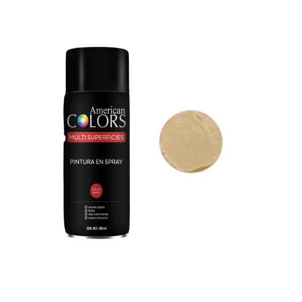 PINTURA SPRAY AMARILLO 400 ml AMERICAN COLORS N349