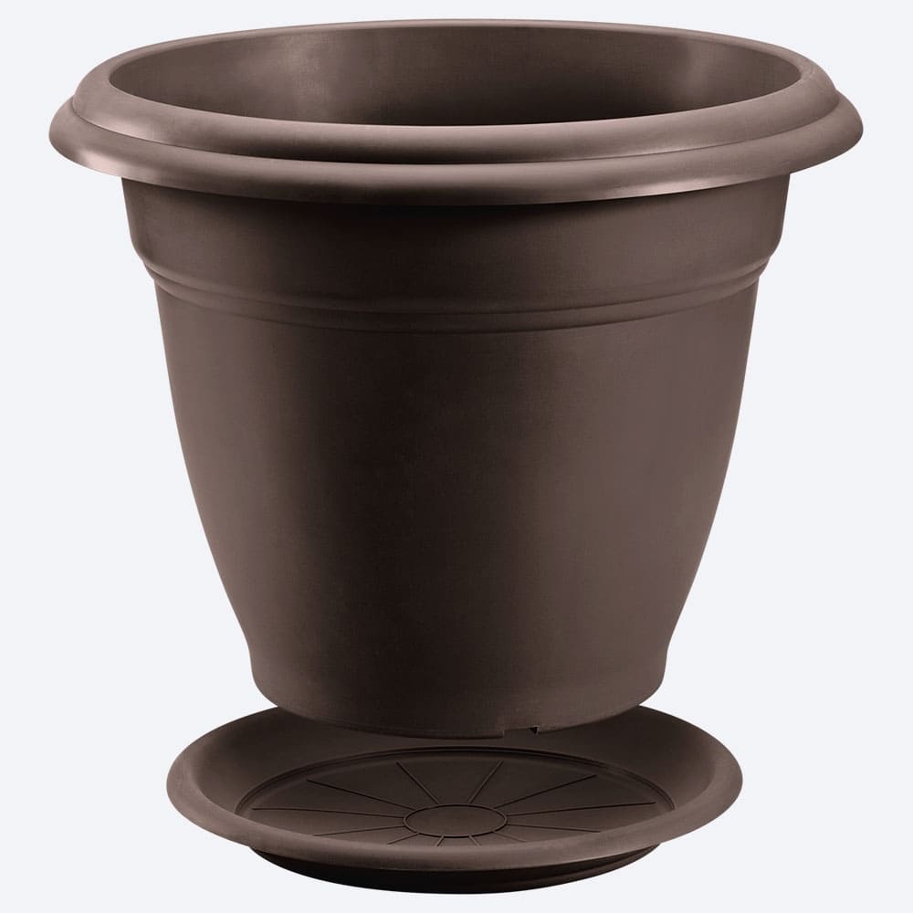MACETA REDONDA WENGUE RIMAX 30CM