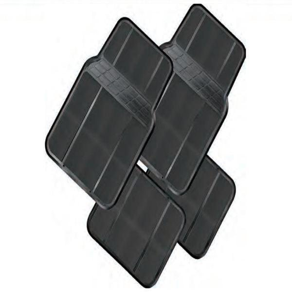 ALFOMBRA P/CARRO TELA ABRO NEGRO SET 4pcs 81932