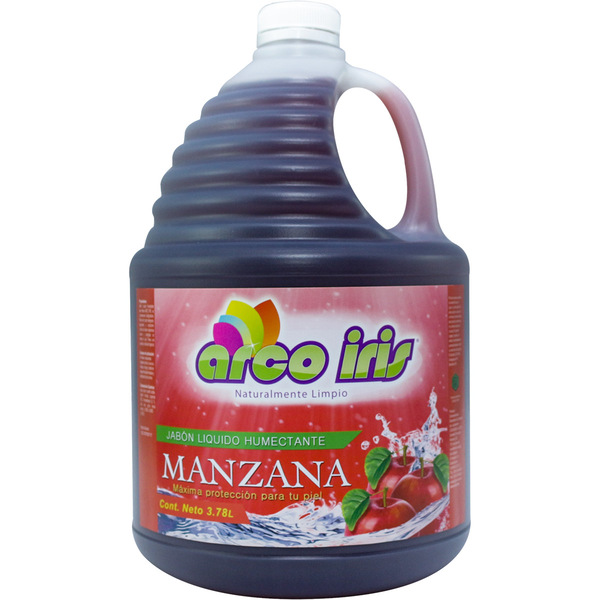 JABON LIQUIDO HUMECTANTE ARCOIRIS MANZANA gl