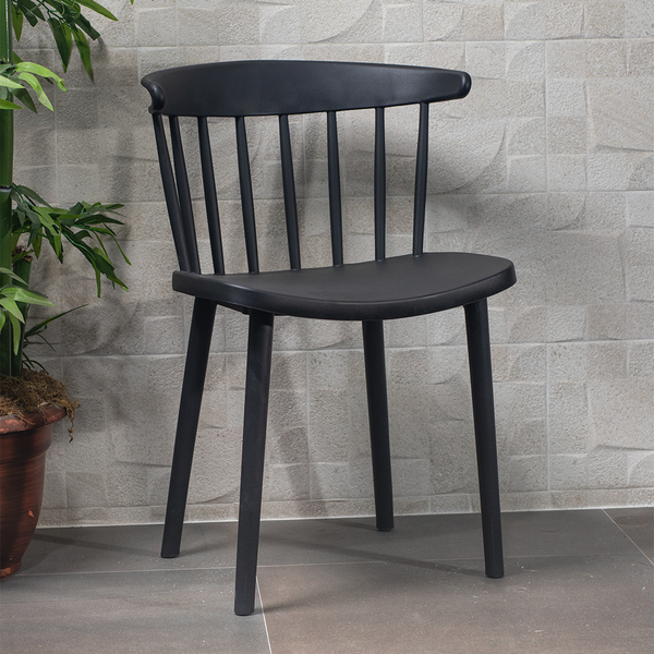 SILLA DINING NEGRA 470X420X770(H626N)