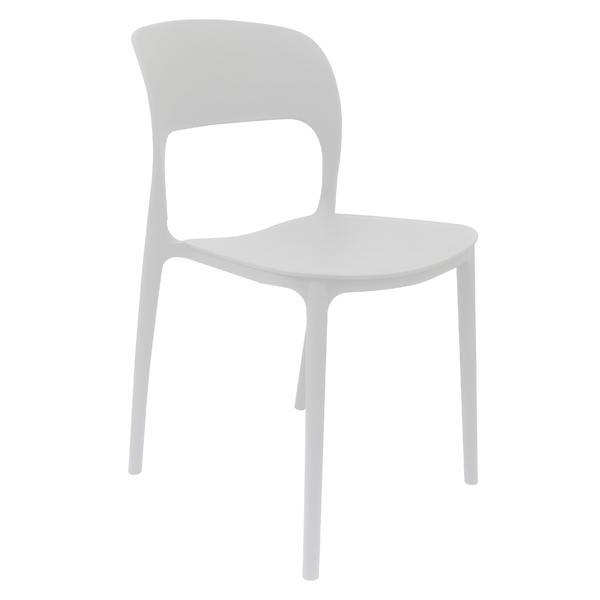 SILLA STANDARD C/RESPALDO BLANCA (NS-04B)