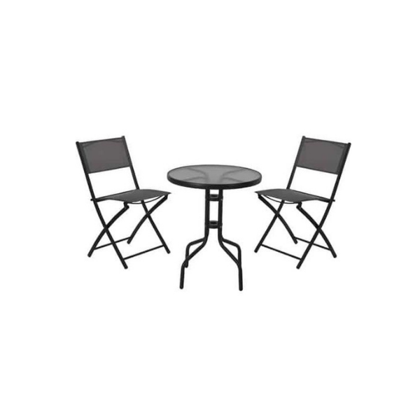 MUEBLES BISTRO P/JARDIN SET3 GRIS X60000100