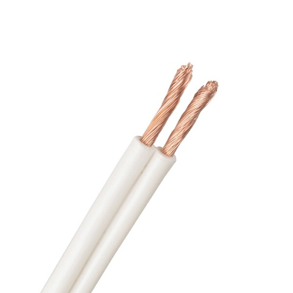 SPT-1 Cable eléctrico de 50 pies, calibre 18, cable de conexión de 2  conductores, cable de extensión de cable de cobre estañado flexible de 18  AWG