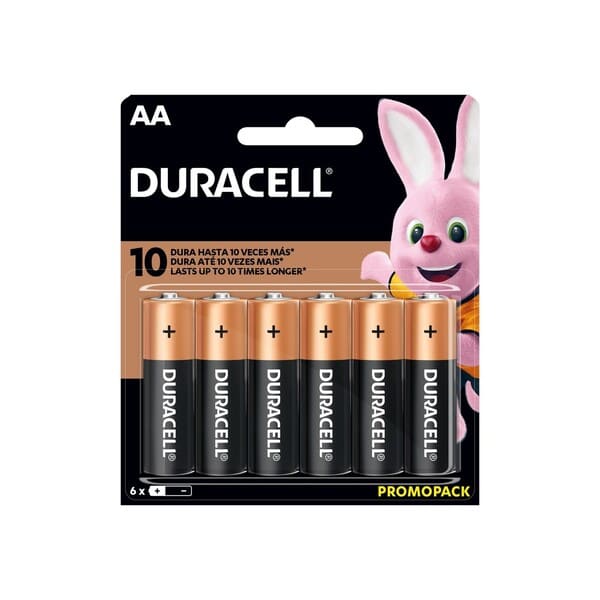 BATERIA DURACELL AA PAGUE 4 LLEVE 6X48IT(305129)