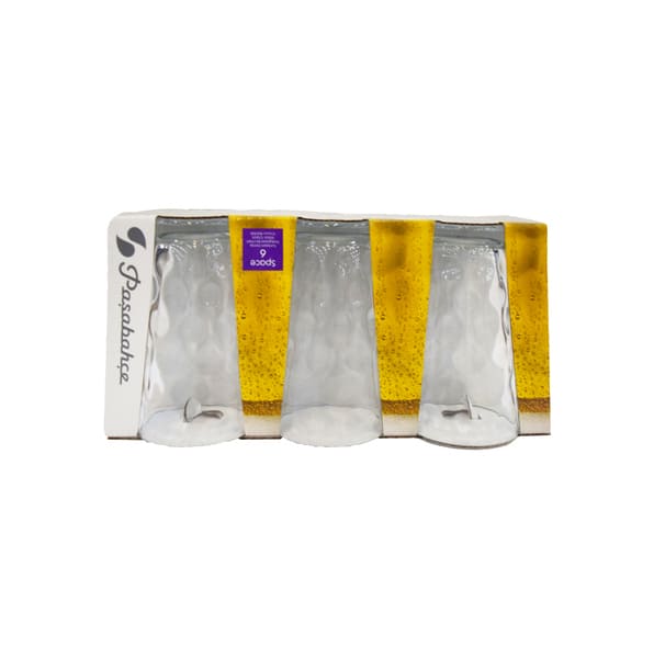 Set de 6 vasos de cristal 295 ml, modelo París, juego de vasos