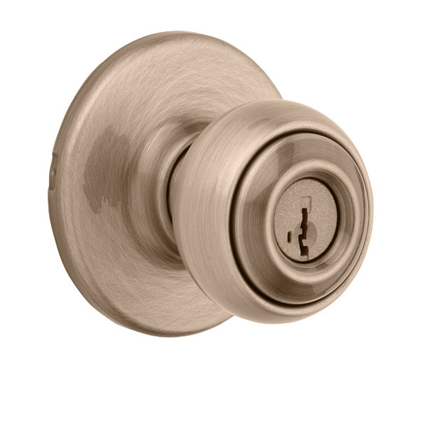 CERRADURA POMO DORMITORIO BRONCE ANT KWIKSET 94002-890