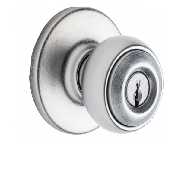 Cerradura Kwikset Pomo Bala Dormitorio Acero Inoxidable - 951315