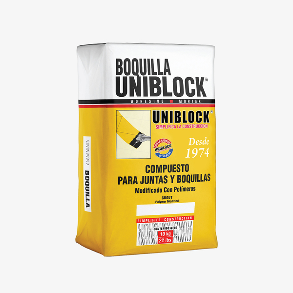 BOQUILLA UNIBLOCK S/A BLANCO 10KG