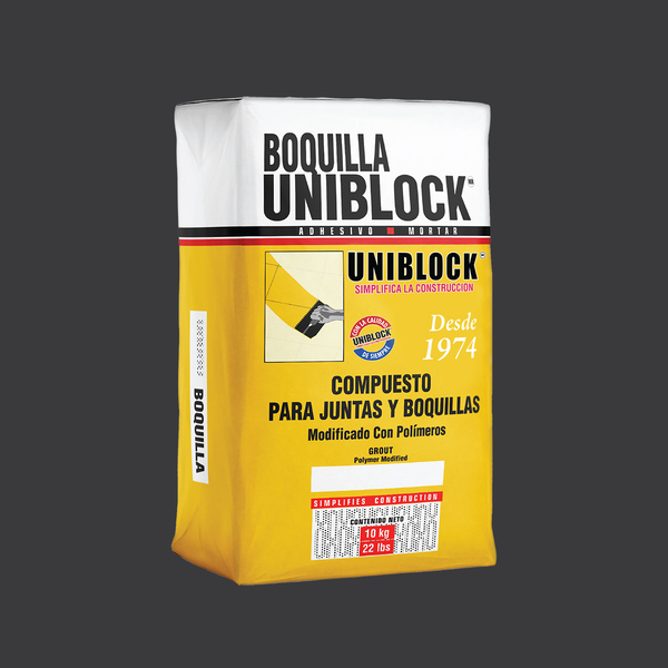 BOQUILLA UNIBLOCK C/A NEGRO 10KG