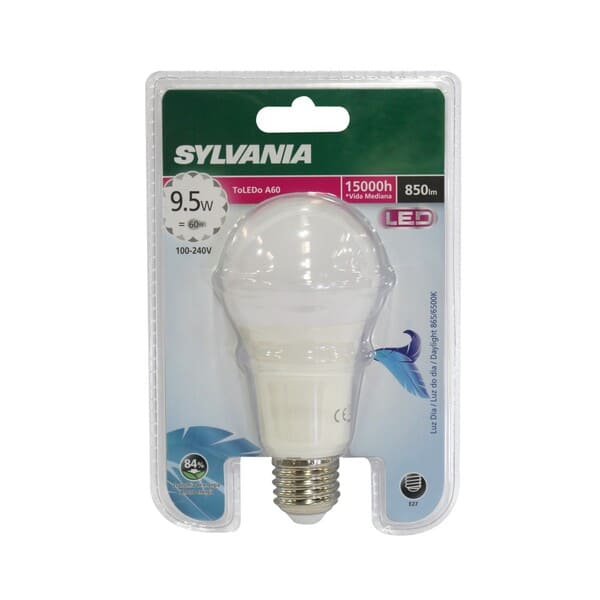 BOMBILLO LED SYLVANIA DE 9.5W LUZ BLANCA (P27621-19)
