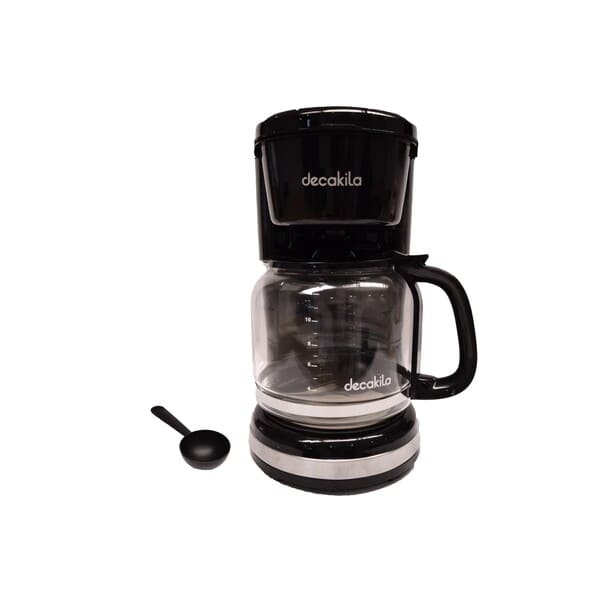 CAFETERA GOTEO 12 TAZAS 900W NEGRA DECAKILA - Ferreterías Lemus El Salvador