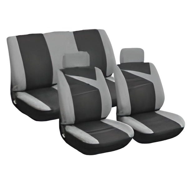 FORRO P/ASIENTO GRIS/NEGRO 6pcs PROPULSA R01231G