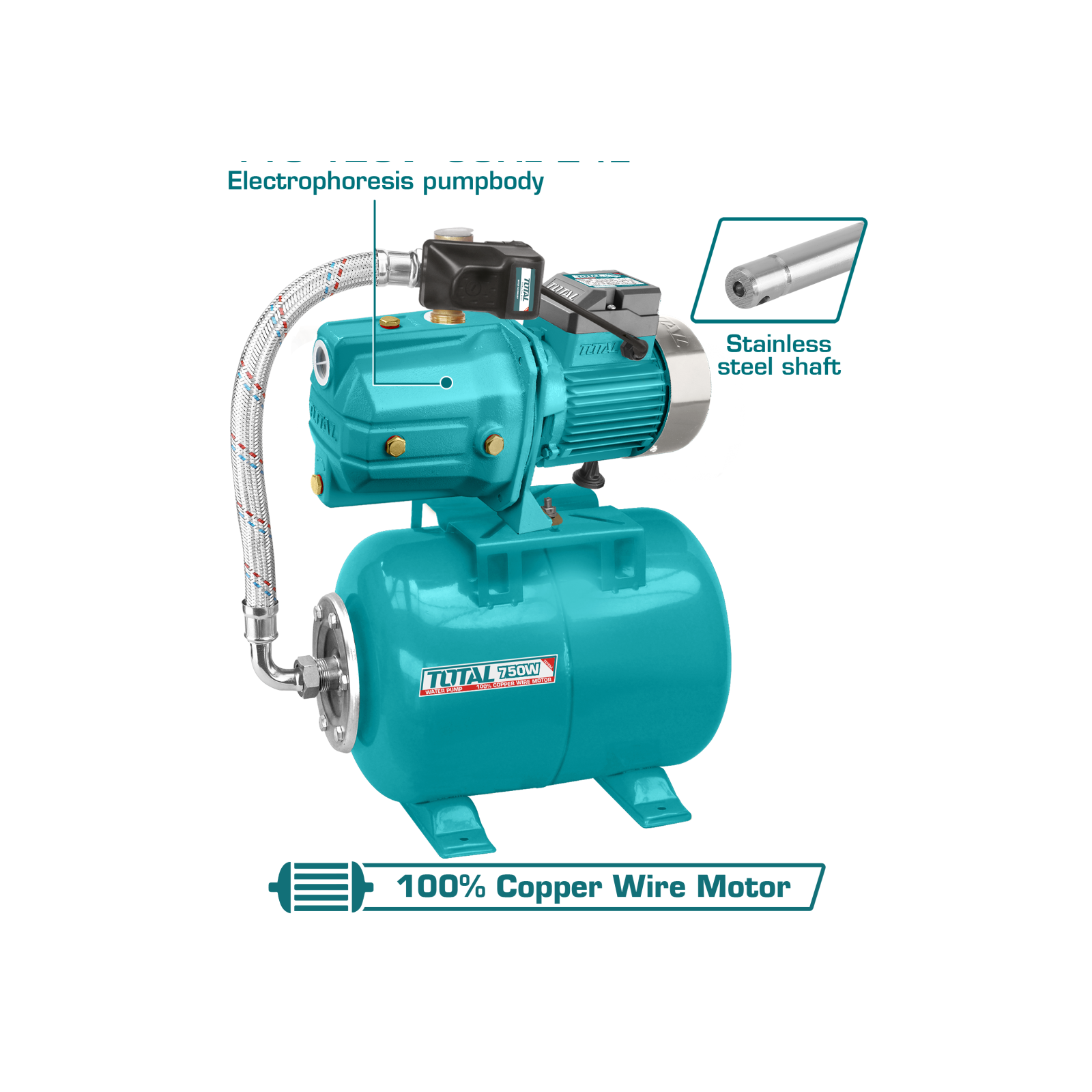 BOMBA SUMERGIBLE TOTAL PARA CISTERNA 1.5HP - Ferreterías Lemus El Salvador