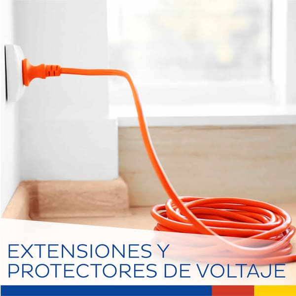 EXTENSIONES Y PROTECTORES DE VOLTAJE