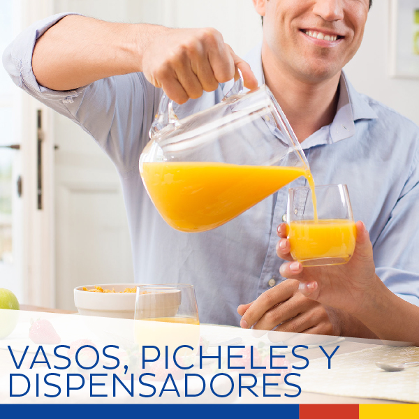 VASOS, PICHELES Y COPAS