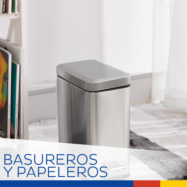 Papelera 50L Evo Negro: 515211782 El Mayorista