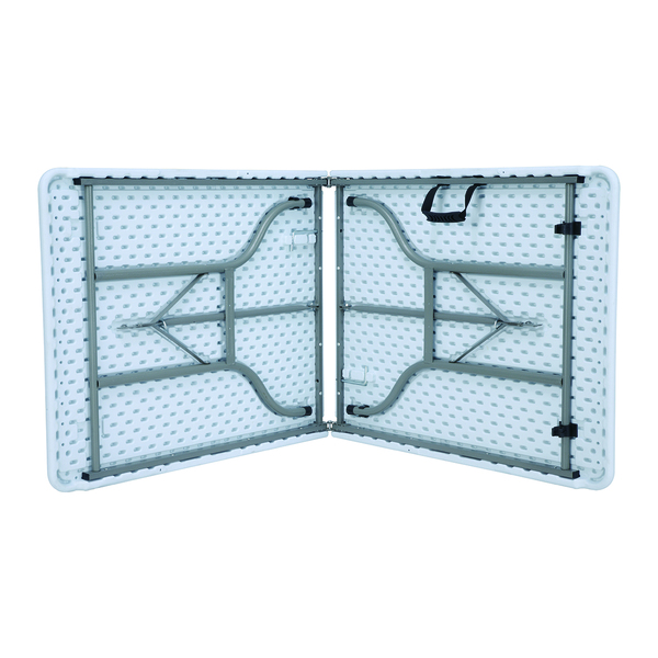 MESA PLEGABLE RECTANGULAR 180X75X74CM PLASTICO BLANCO HY-Z180A