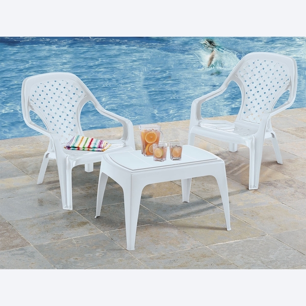 MESA PLEGABLE RE PLASTICO BLANCO Z180A 180X75X74CM - Ferreterías Lemus El  Salvador