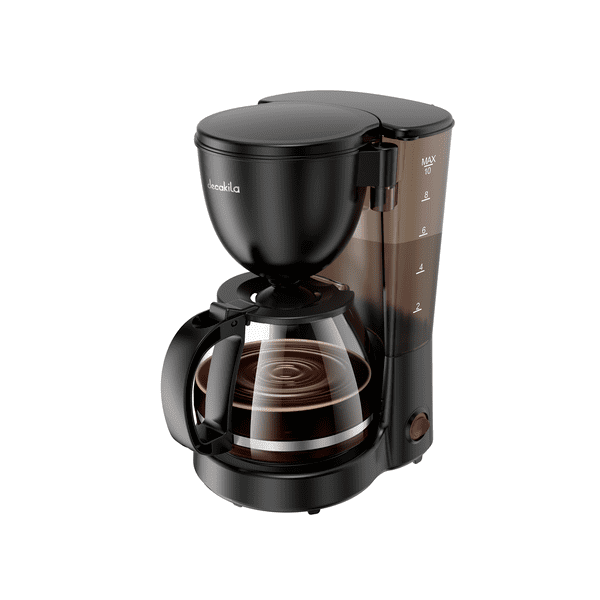 CAFETERA GOTEO 12 TAZAS 900W NEGRA DECAKILA - Ferreterías Lemus El Salvador