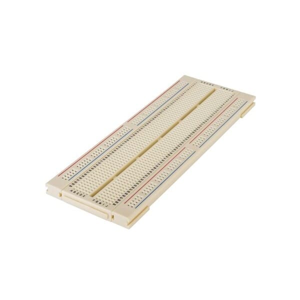 TARJETA BREADBOARD PARA PRUEBAS ELECTRONICAS DOS TERMINALES STEREN (509-015)