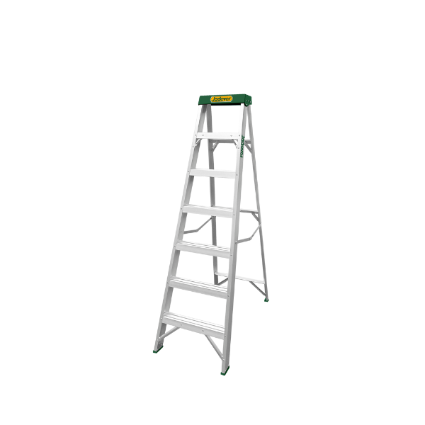 ESCALERA ALUMINIO 2 BANDA 6 PELDAÑOS 330lb 7FT JADEVER (JDLD2H06)